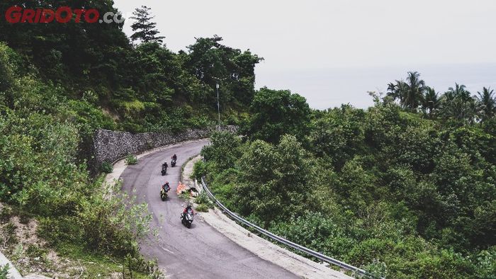 Perjalanan riders MAXI YAMAHA Tour de Indonesia saat di Sabang