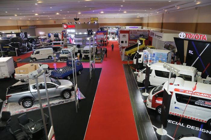 Berbagai kendaraan komersial yang dipamerkan di GIICOMVEC 2018