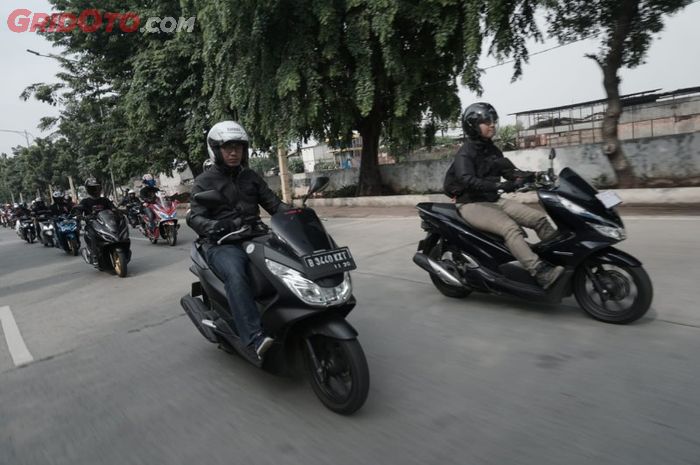 Ilustrasi riding menuju Kota Tua