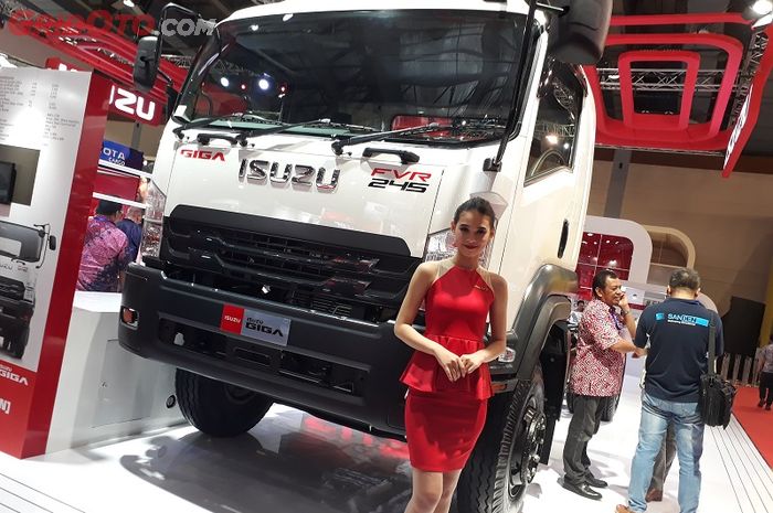 Ilustrasi. Booth Isuzu pada acara Gaikindo Indonesia International Commercial Vehicle