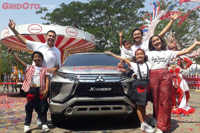 Mitsubishi Xpander gelar campaign 'Xpander Tons of Real Happiness' di Bekasi