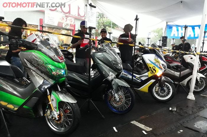 Kontes modifikasi Customaxi Yamaha di Tangerang