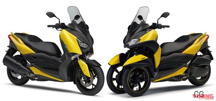 Motor roda tiga Yamaha, mirip XMAX yak?