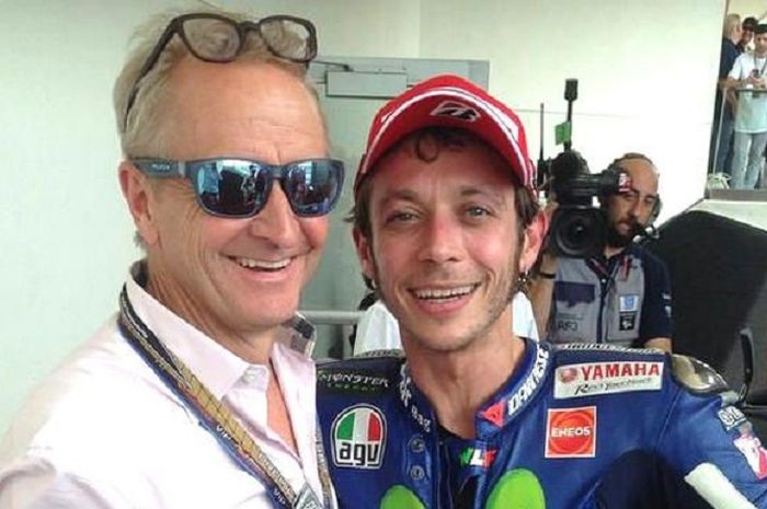 Keakraban Rossi dan Kevin schwantz