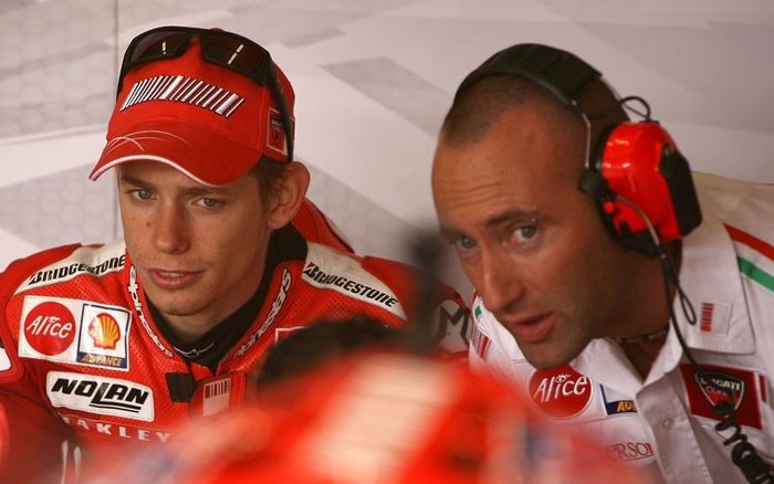 Casey Stoner dan Christian Gabbarini