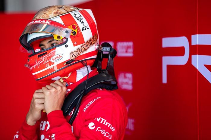 Sean Gelael, pembalap Indonesia yang memperkuat tim Prema Racing di balap F2 2019