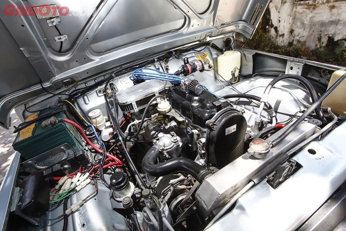 Engine mounting diubah sesuai dengan kombinasi mobil dan mesin barunya.