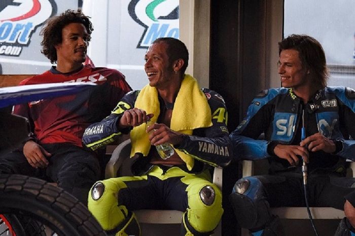 Valentino Rossi dan anak didiknya di VR46 Academy