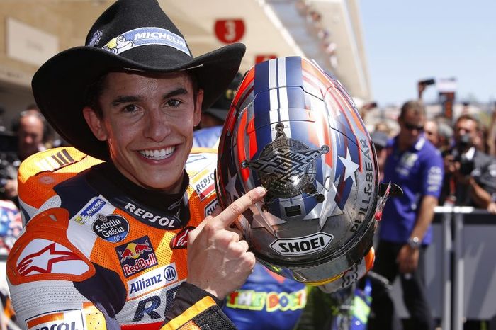Marc Marquez ukir sejarah baru di MotoGP Amerika 2017