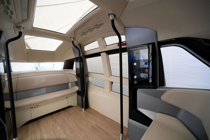 Desain interior bus Kamaz