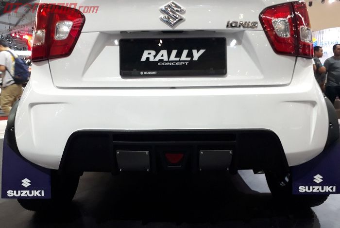 Bagian belakang Suzuki Ignis Rally Concept