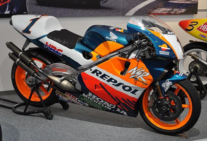 Honda NSR500 1997 milik Mick Doohan, tanpa rem kaki