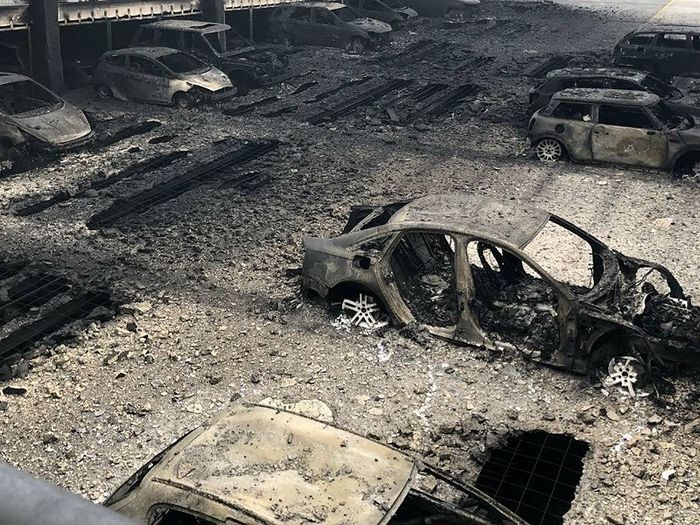 Kebakaran akibat Land Rover