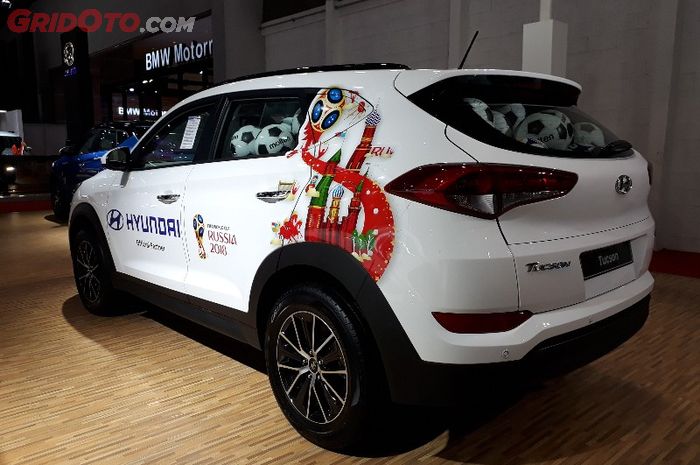 Hyundai adakan games Tebak Bola di booth-nya di JIEXpo Kemayoran, Jakarta