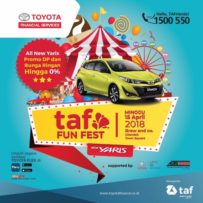 Banyak program penjualan menarik di acara Toyota Fun Fest