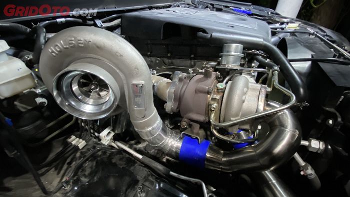 Modifikasi Biturbo (Turbo Ganda) di Mitsubishi Pajero Sport Garapan SpeedCraft Performance