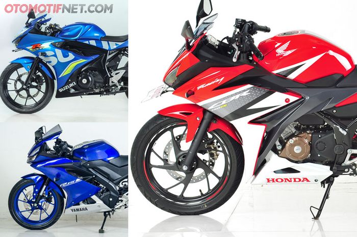 Suzuki GSX-R150, Yamaha All New R-15 dan Honda CBR150R