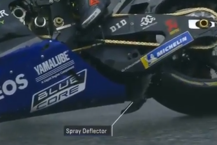 Spray deflector YZR-M1 Valentino Rossi