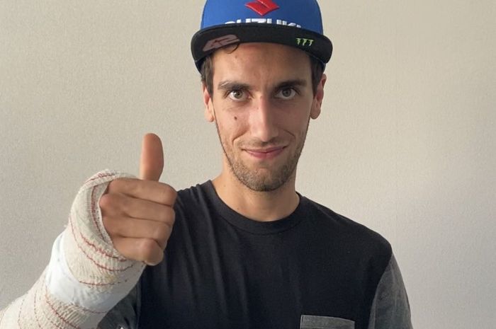 Alex Rins absen di MotoGP Spanyol 2021 karena kecelakaan sepeda