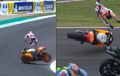 Pada MotoGP Musim 2018, Dani Pedrosa Sudah 2 Kali  Dipaksa Terbang