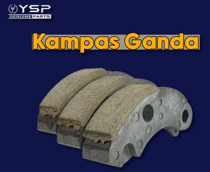Kampas ganda FCC yang juga digunakan buat bawaan motor 