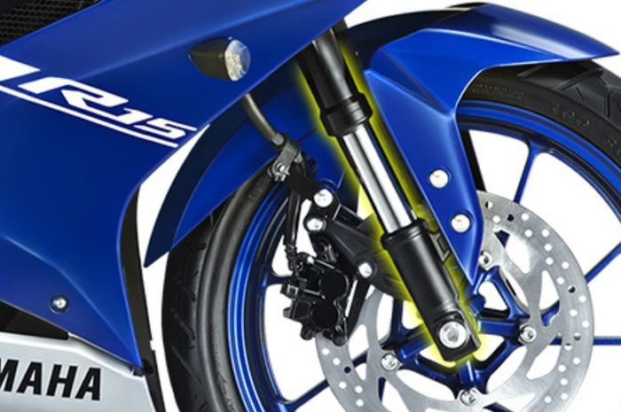 Yamaha bekali All New R-15 dengan suspensi upside down