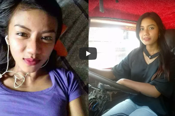 Video: Keren Wanita 21 Tahun Tak Malu Jadi Sopir Truk 