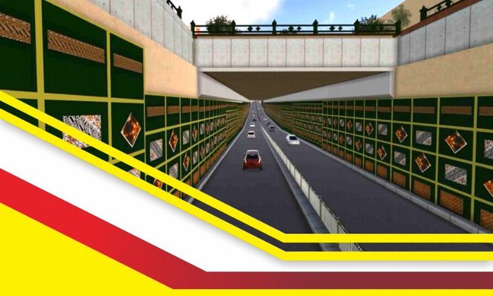Ilustrasi pembangunan underpass Kentungan Yogyakarta