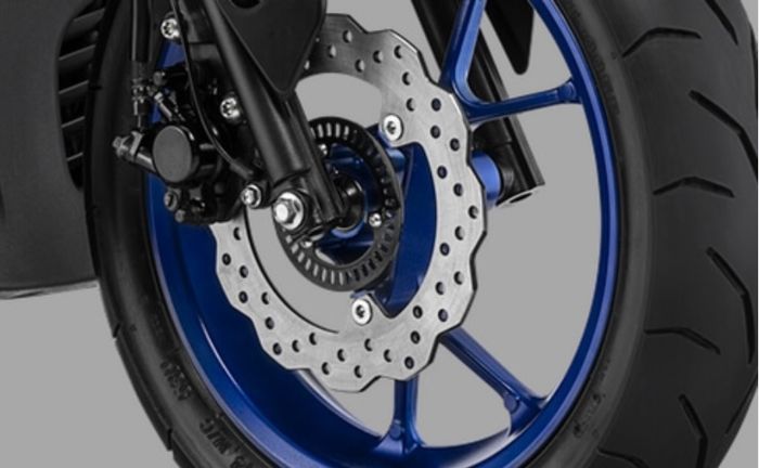 Wave disc brake pada Aerox R-Version