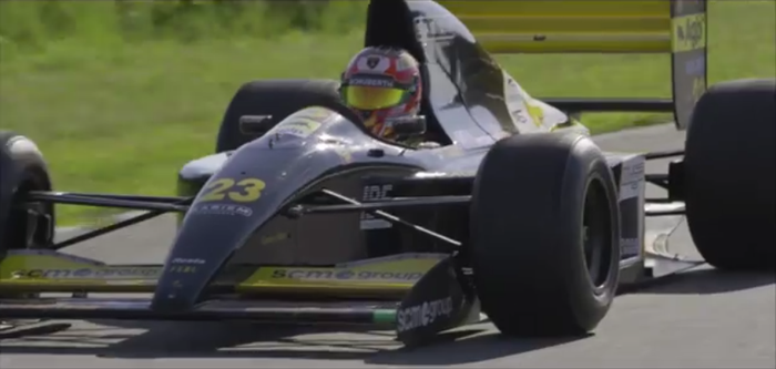 Ini mobil F1 Minardi M191B bermesin Lamborghini pada 1992 yang kini sedang dicoba bisa ngebut lagi