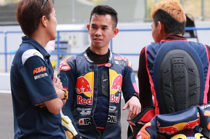Gerry Salim, satu-satunya pembalap asal Indonesia yang berkompetisi di ajang Red Bull Rookies Cup 2018