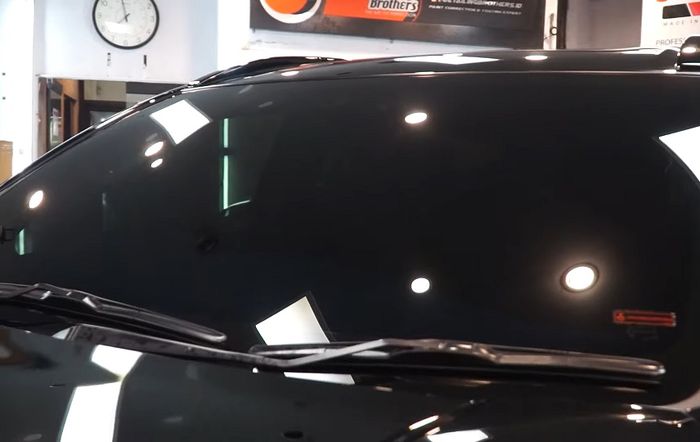Modifikasi Mitsubishi Pajero Sport 2021 pasang kaca film HD Platinum