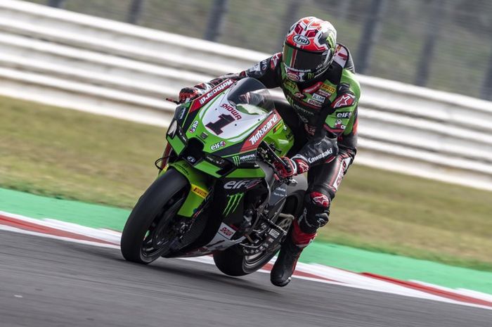 Jonathan Rea tampil perkasa di sesi superpole WSBK Italia 2021