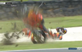 Pembalap Moto2 Brad Binder Crash Mengerikan di FP3, Motor Sampai Terbang