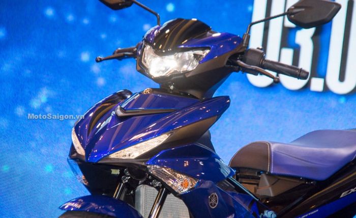 Tampilan headlamp sata lampu menyala