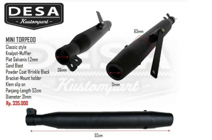 Knalpot custom di Otobursa.com