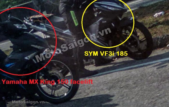 Yamaha MX King 150 facelift dan SYM VF3i 185