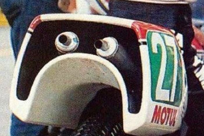 Desain jadul buntut motor balap dunia