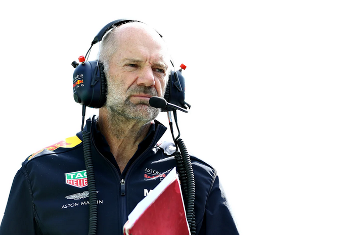 Adrian Newey, desainer mobil F1 papan atas yang kini menjabat Chief Technical Officer tim Red Bull
