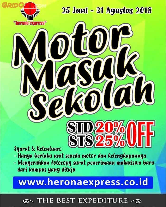 Promo Motor Masuk Sekolah 