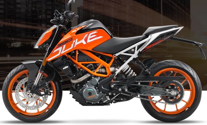 Ilustrasi KTM Duke 390