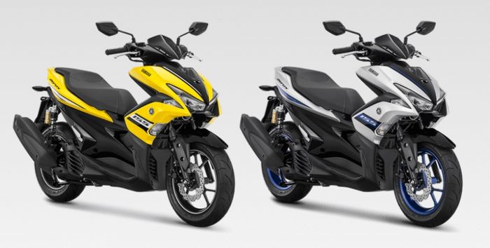 Warna baru Aerox R-Version Racing Yellow dan Matte Silver