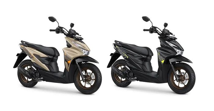 Dua warna yang eksis sebelumnya juga dapat striping baru