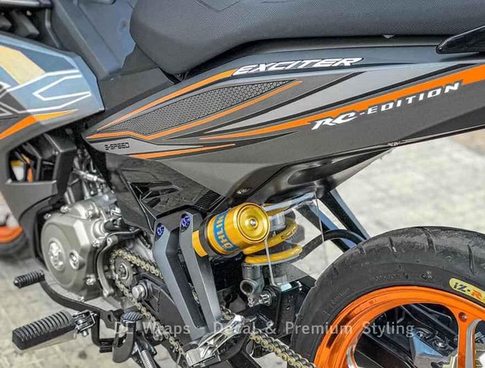 Shock belakang pakai Ohlins