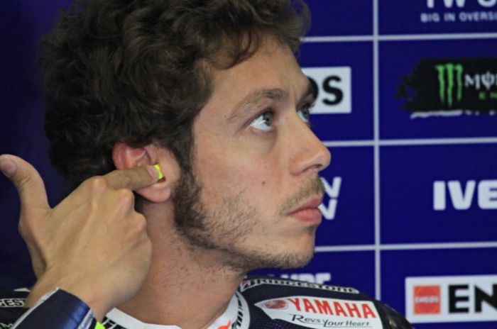 Penyumbat telinga yang digunakan Valentino Rossi