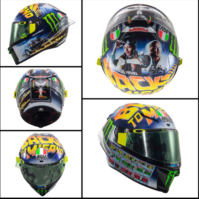 Helm baru Valentino Rossi di MotoGP San Marino 2018