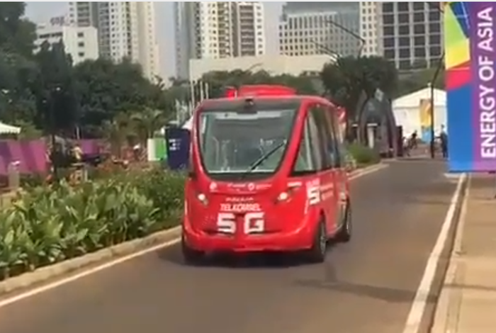 Mobil otonom Asian Games 2018