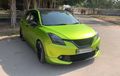 Suzuki Baleno Hijau Ngejreng, Auranya Sporty Dipasok Body Kit Simpel