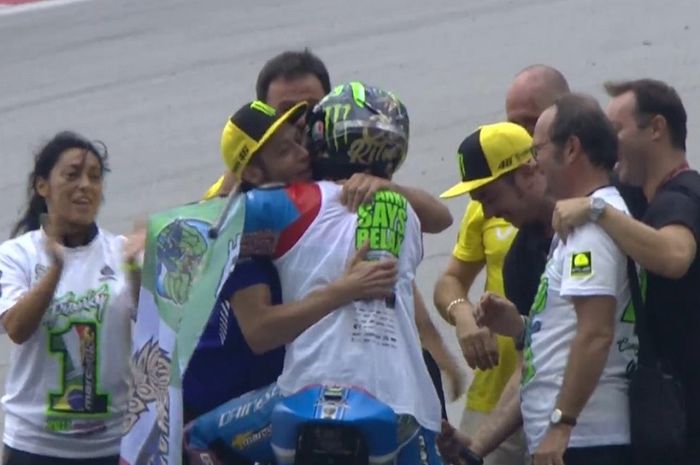 Valentino Rossi dan Franco Morbidelli