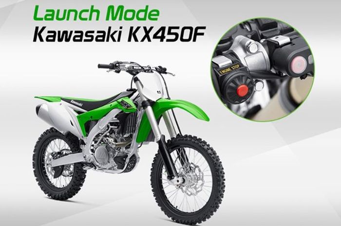 Launch Mode pada Kawasaki KX450F